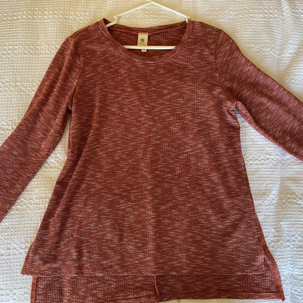 Burnt Orange Lightweight Sweater